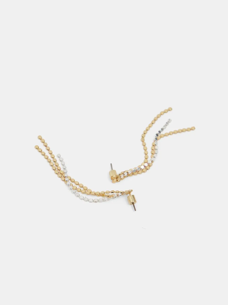 Mini Disc Drop Earrings