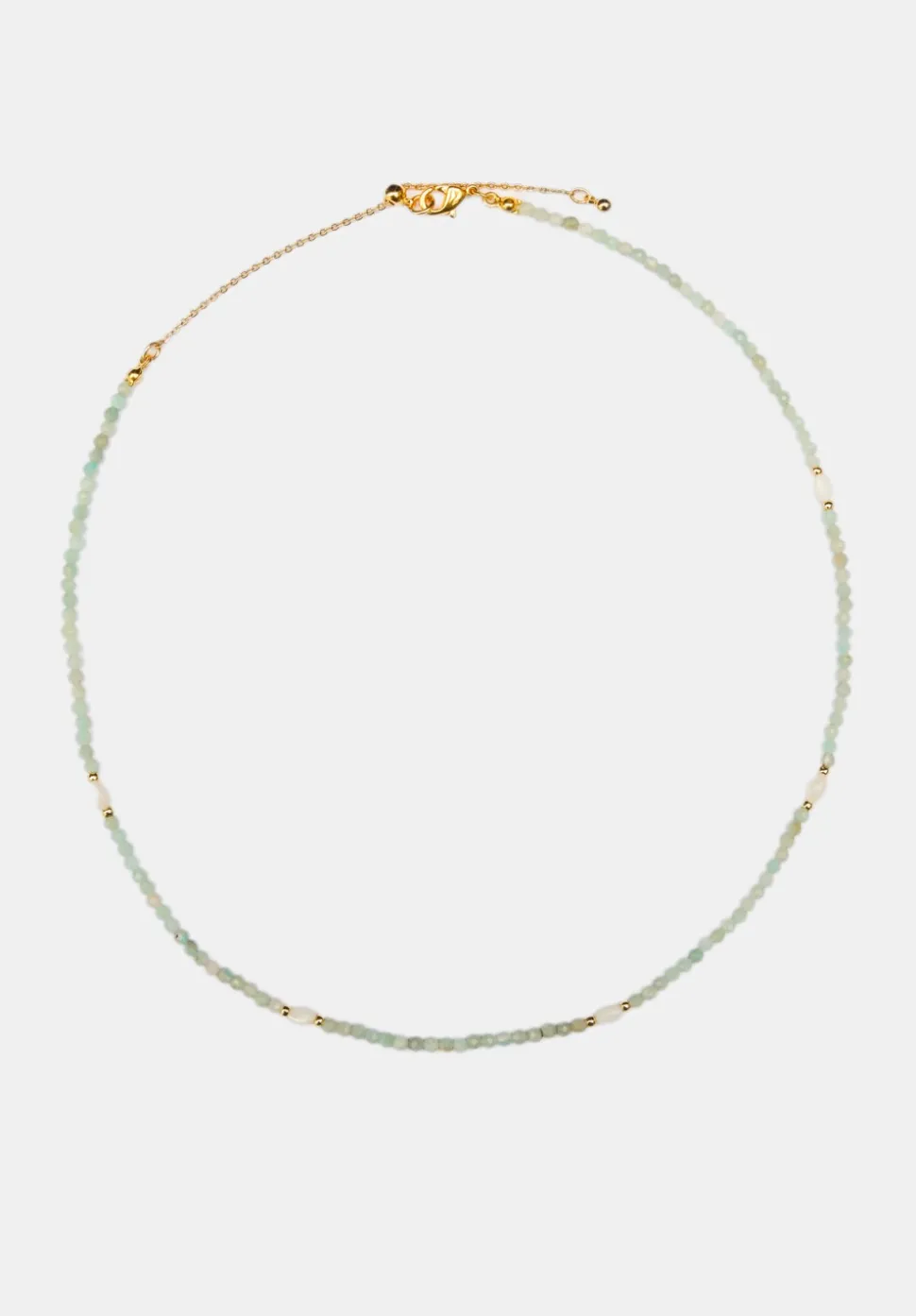 Mini Semi Precious Beaded Necklace