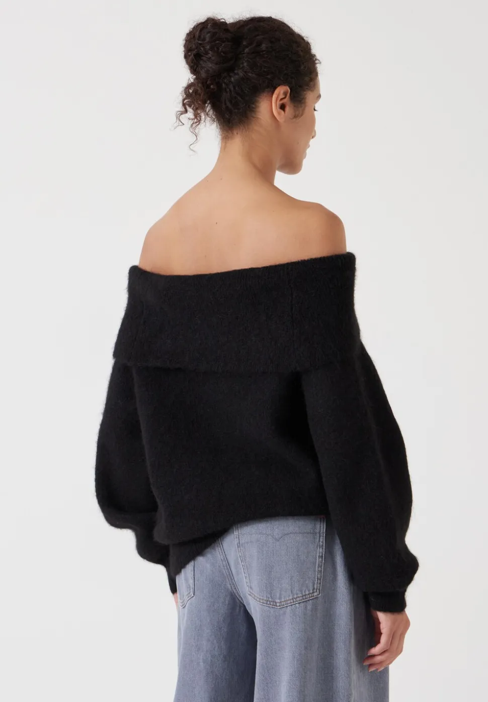 Molly Alpaca Blend Off Shoulder Jumper