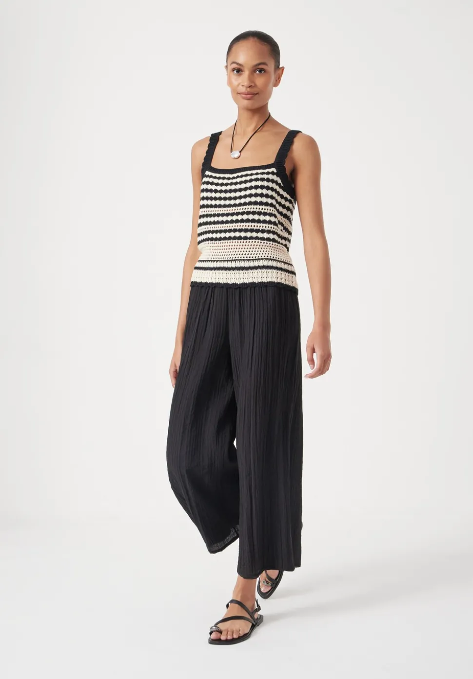 Mono Stitch Cotton Knitted Top