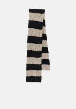 Morgan Knitted Stripe Scarf