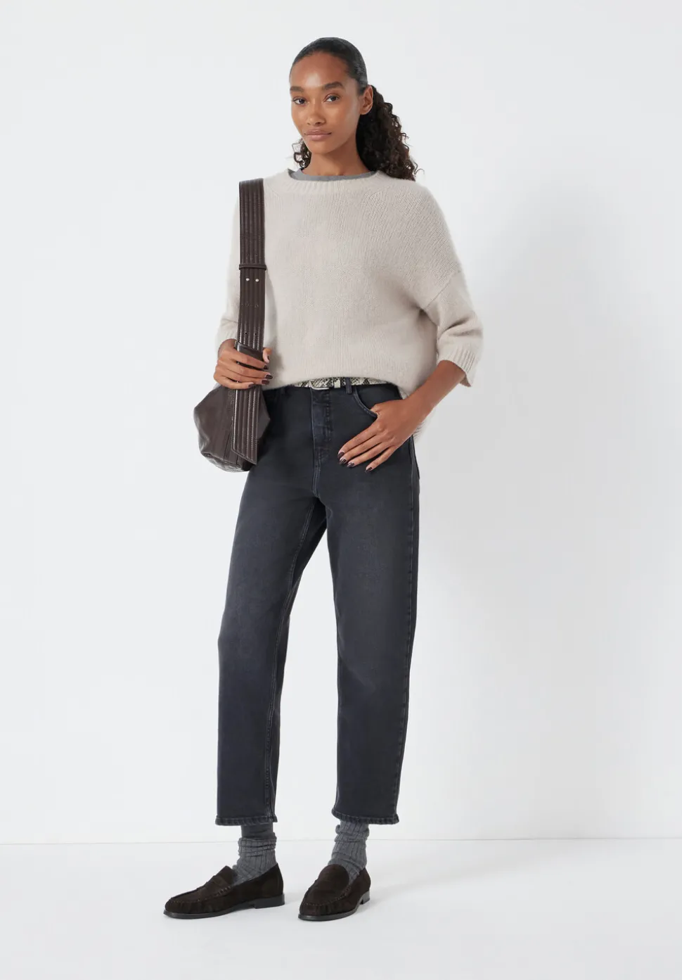Nina Straight Crop Jeans