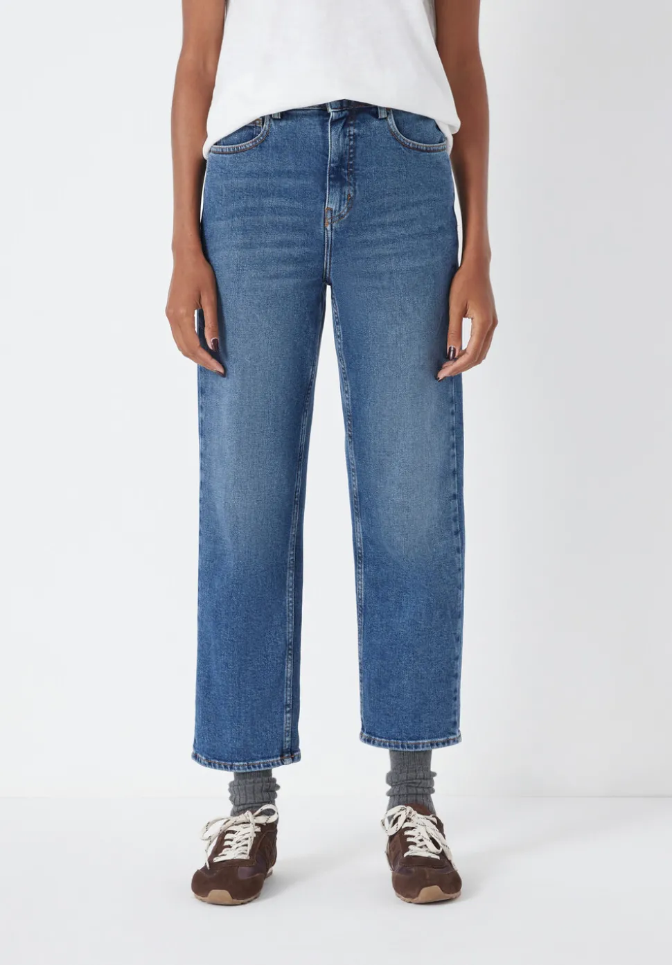 Nina Straight Crop Jeans