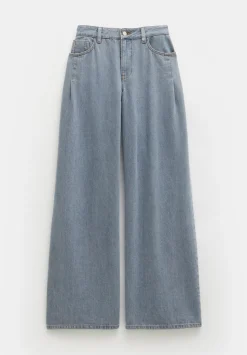 Nova Pintuck Wide Leg Jeans