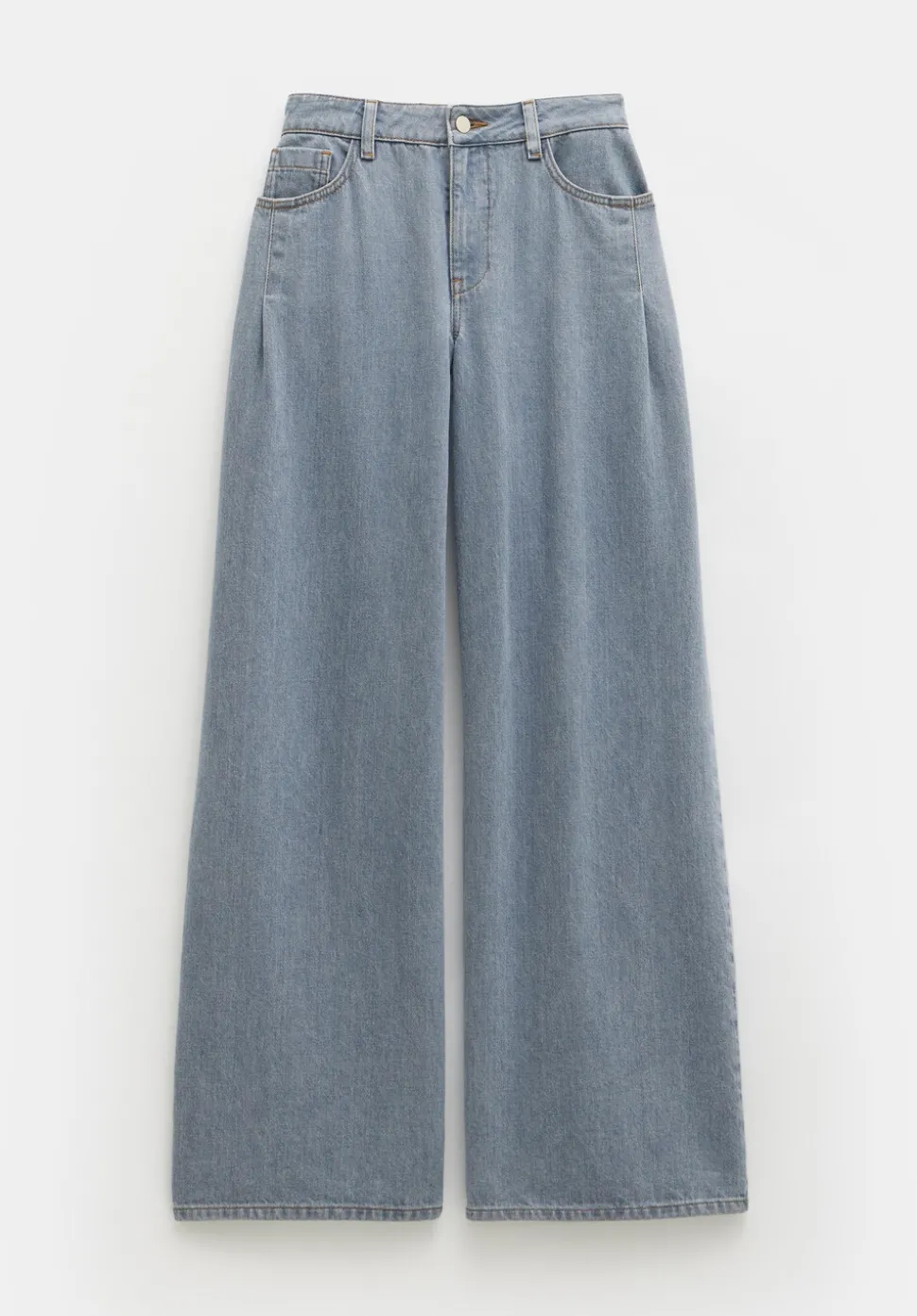 Nova Pintuck Wide Leg Jeans