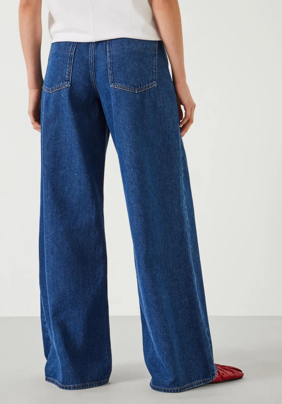 Nova Pintuck Wide Leg Jeans