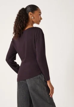 Off Shoulder Jersey Top