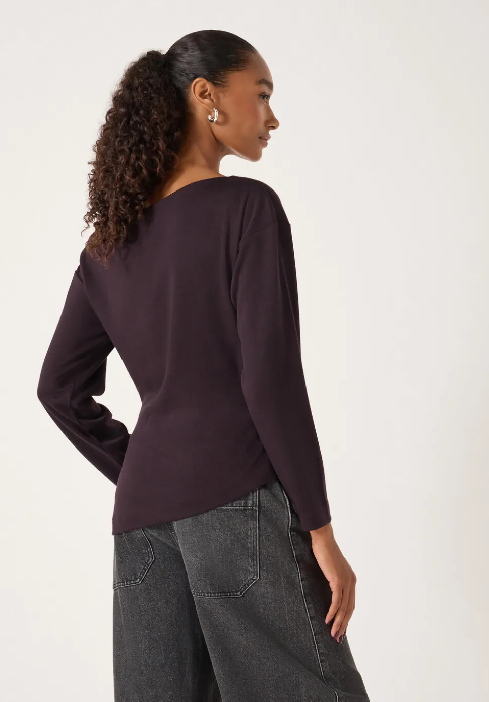 Off Shoulder Jersey Top