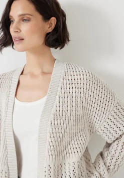 Open Stitch Edge to Edge Cardigan