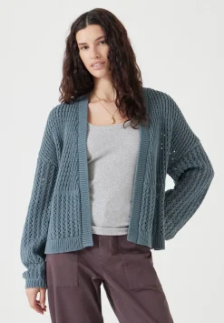 Open Stitch Edge to Edge Cardigan