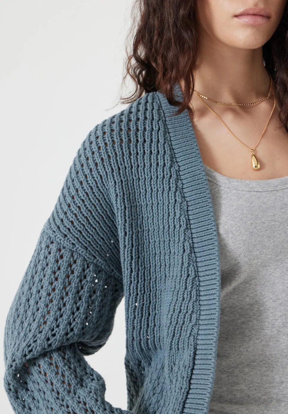 Open Stitch Edge to Edge Cardigan