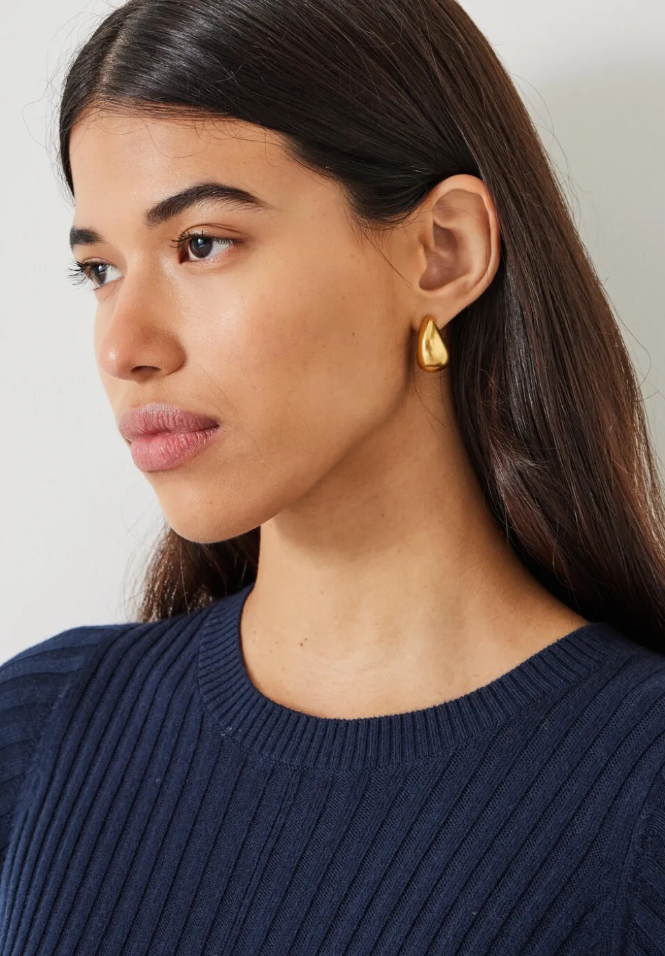 Parker Teardrop Hoop Earrings