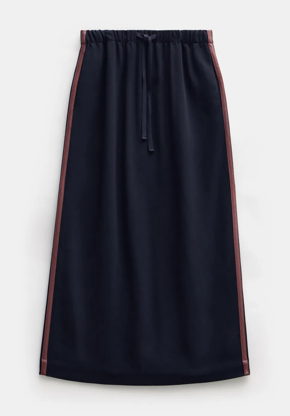 Petunia Side Stripe Midi Skirt