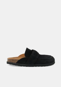 Pia Padded Suede Mules