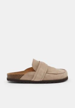 Pia Padded Suede Mules