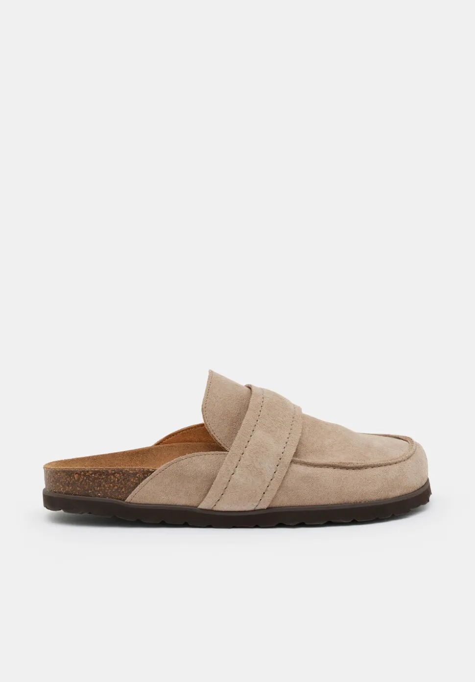 Pia Padded Suede Mules