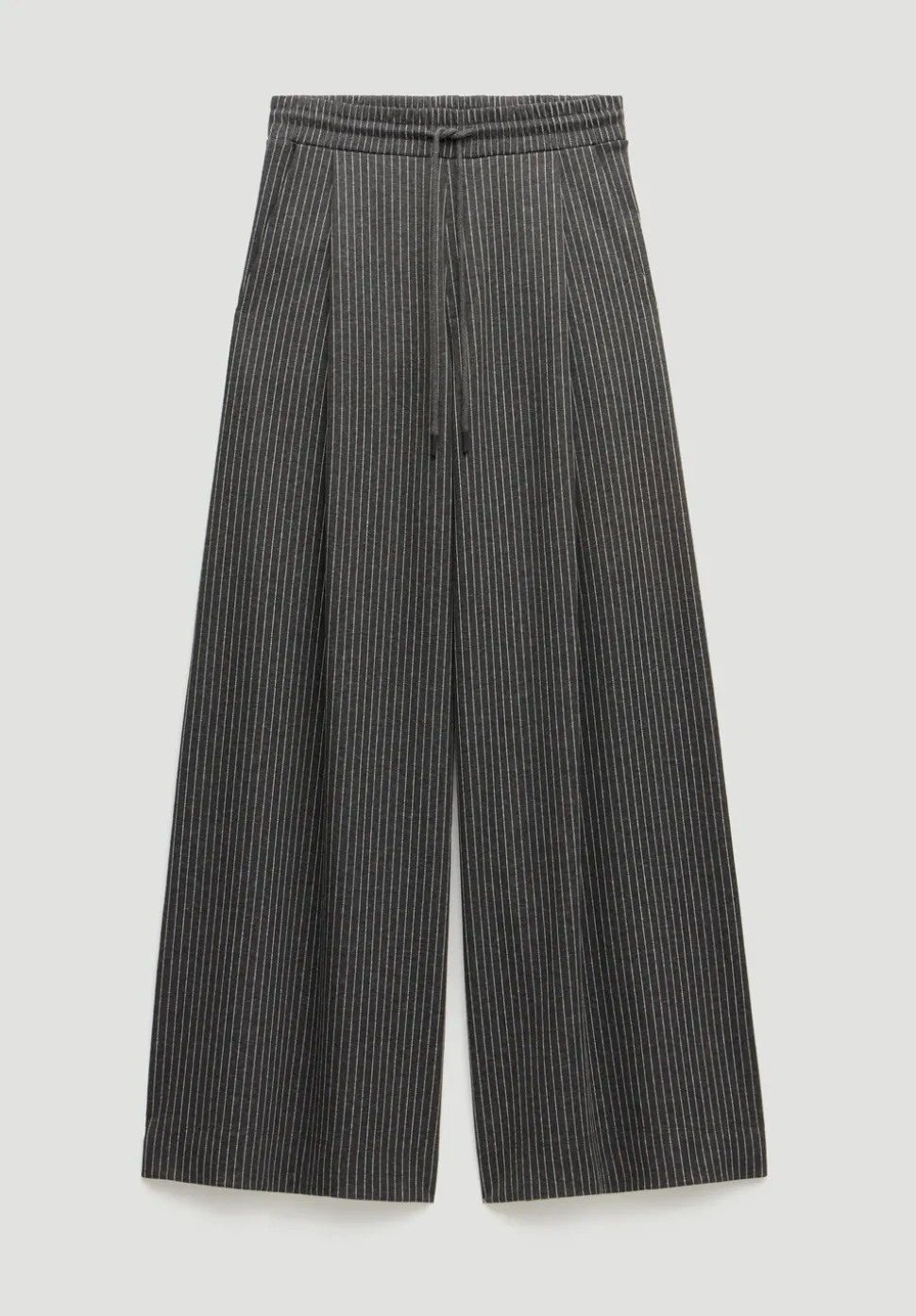 Pinstripe Wide Leg Jogger
