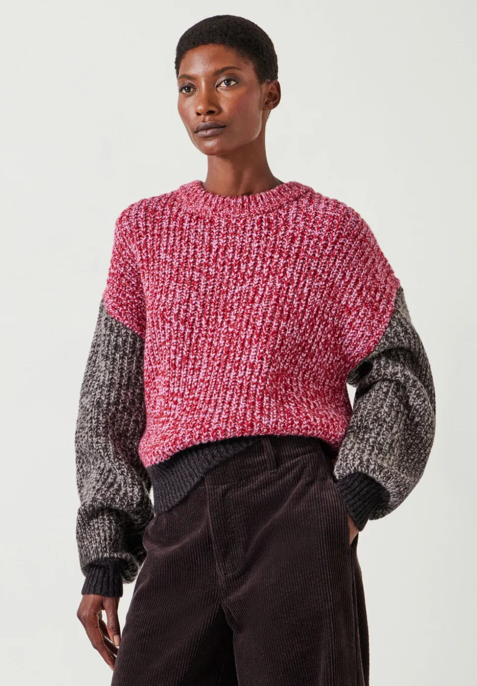 Pippa Wool Blend Colourblock Jumper