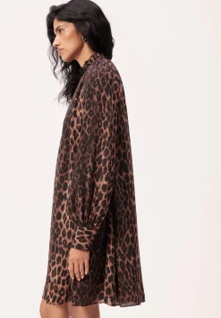 Printed Chiffon Mini Dress