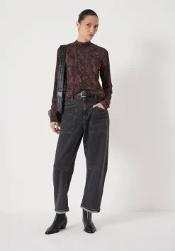 Printed Long Sleeve Top