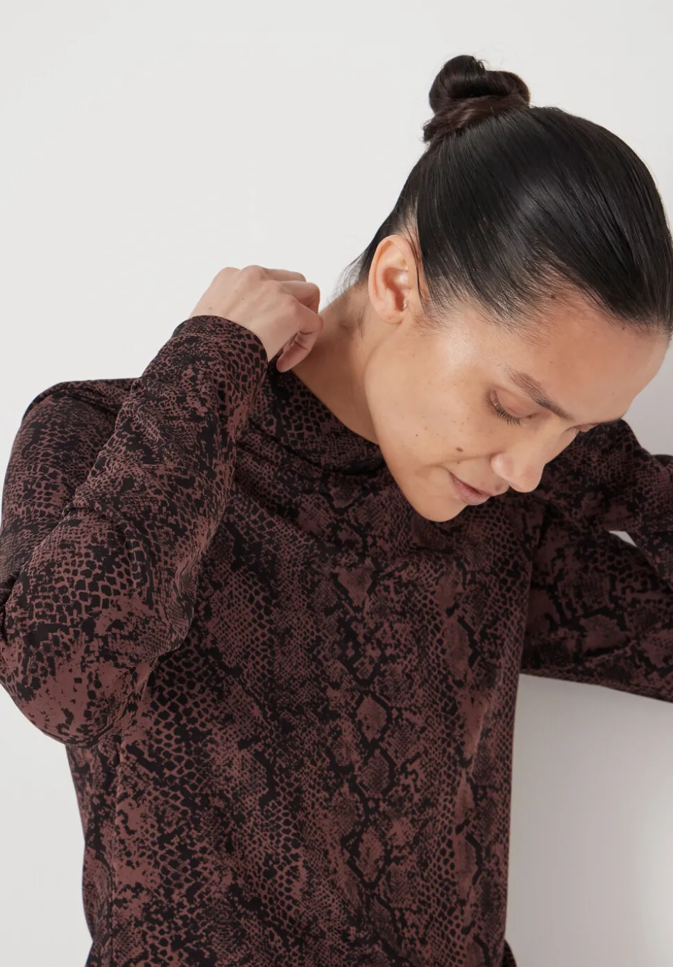 Printed Long Sleeve Top