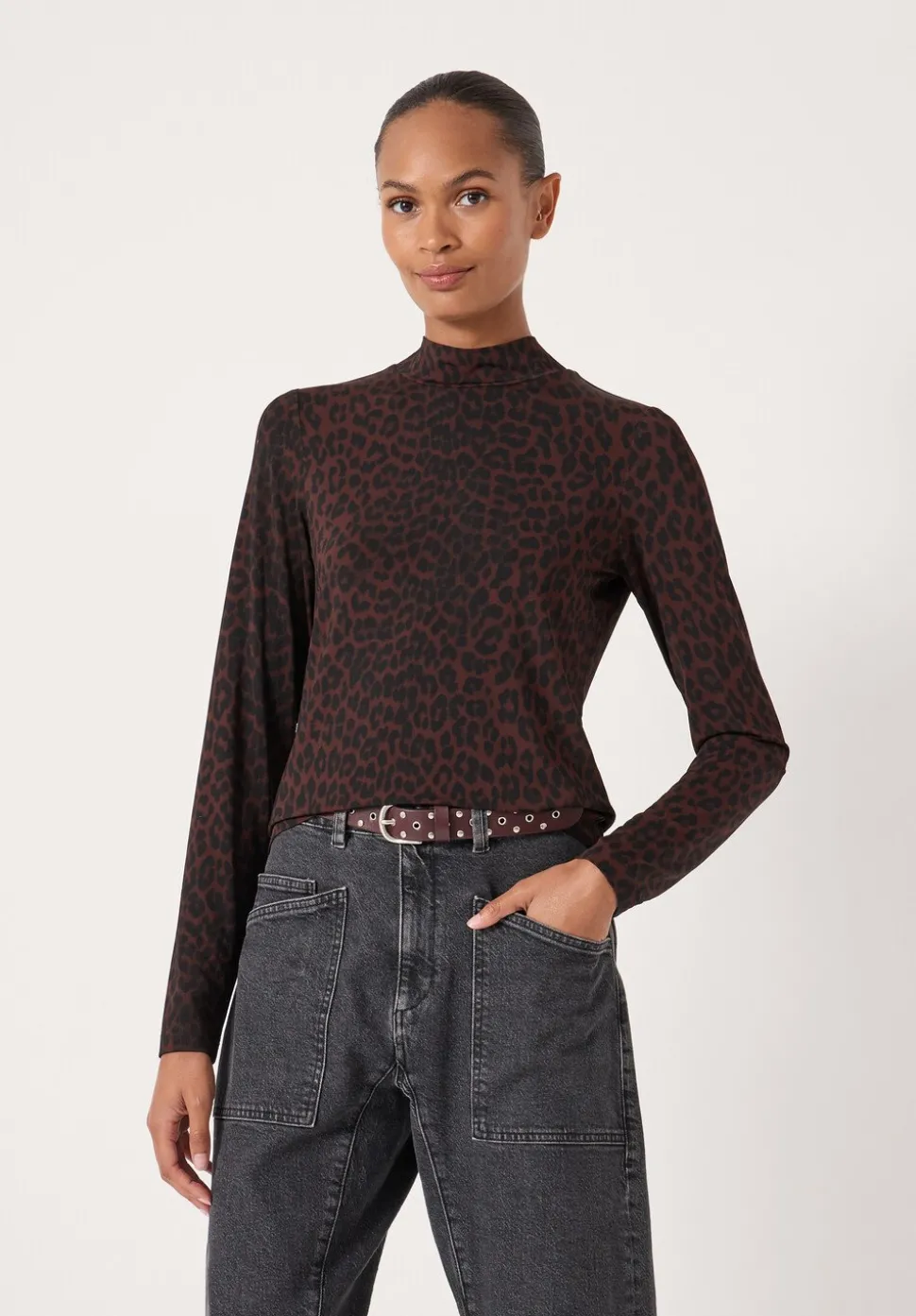 Printed Long Sleeve Top