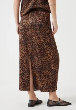 Printed Midi Skirt