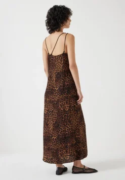 Printed Midi Slip Dress