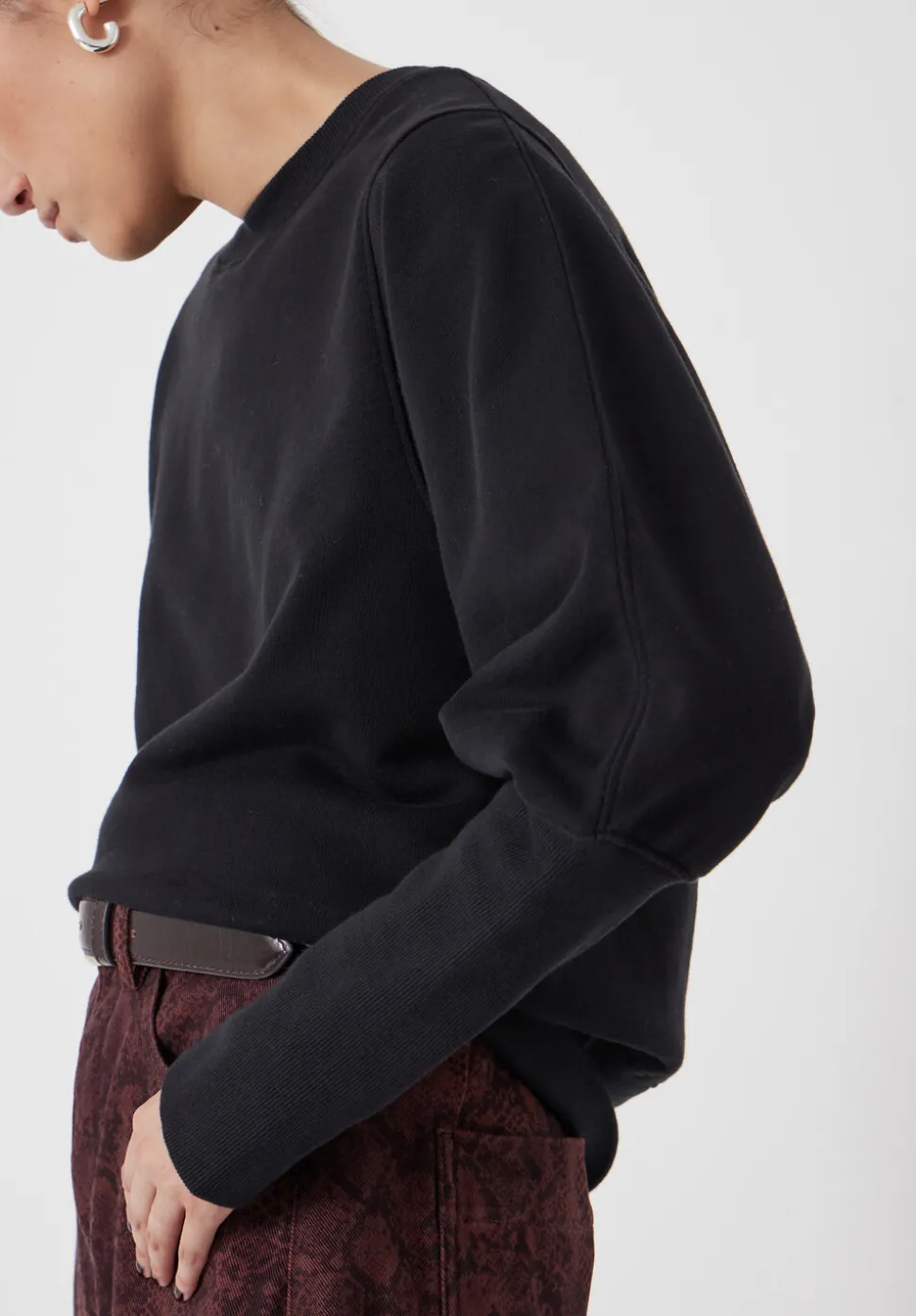 Puff Sleeve Sweatshirt