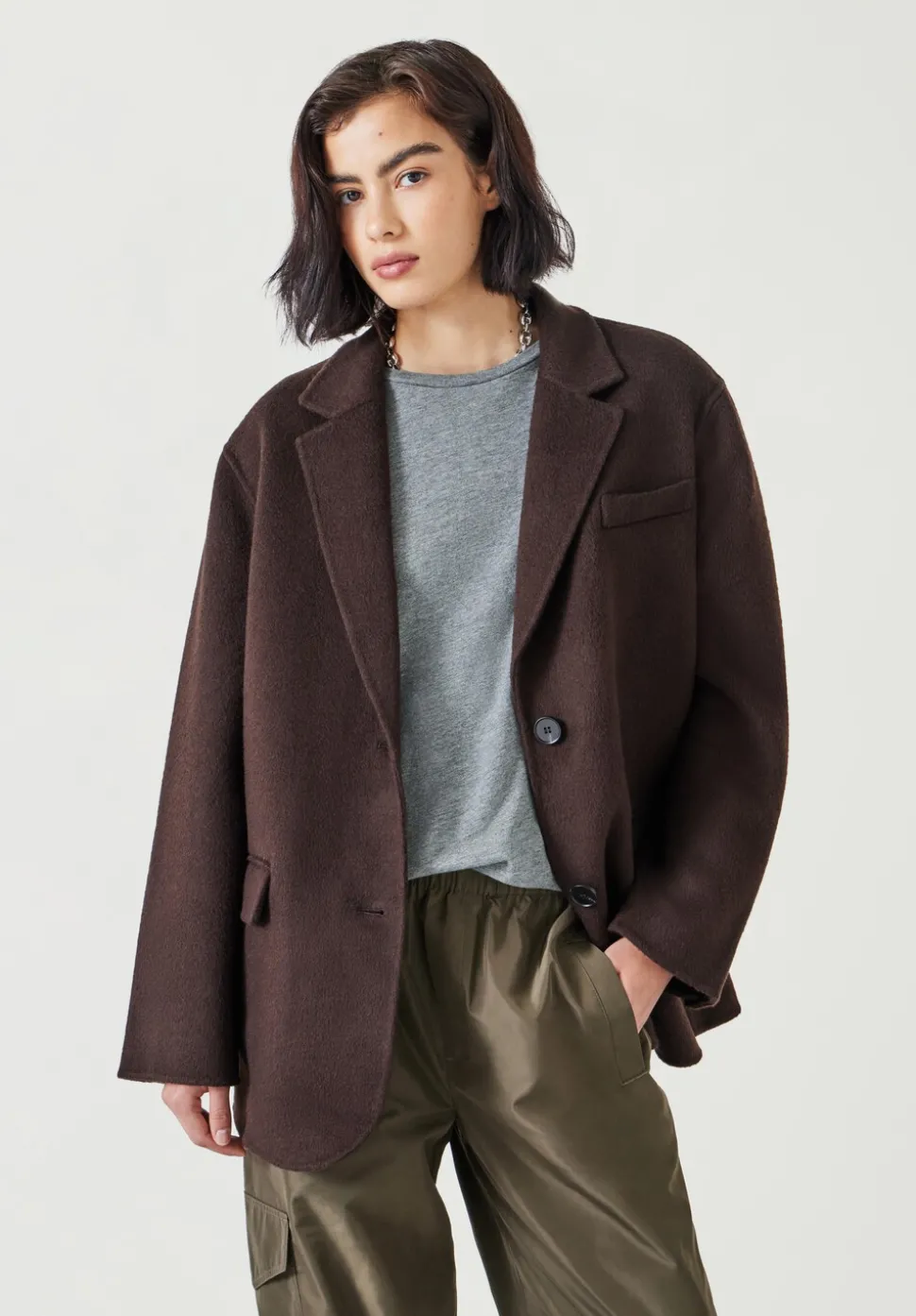 Pure Wool Double Faced Blazer
