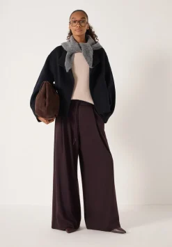 Pure Wool Double Faced Collarless Jacket
