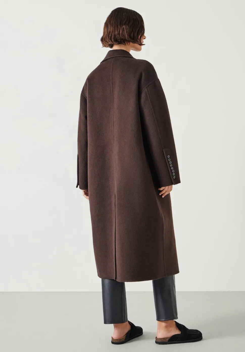 Pure Wool Double Faced Oversized Coat