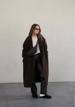 Pure Wool Double Faced Oversized Coat