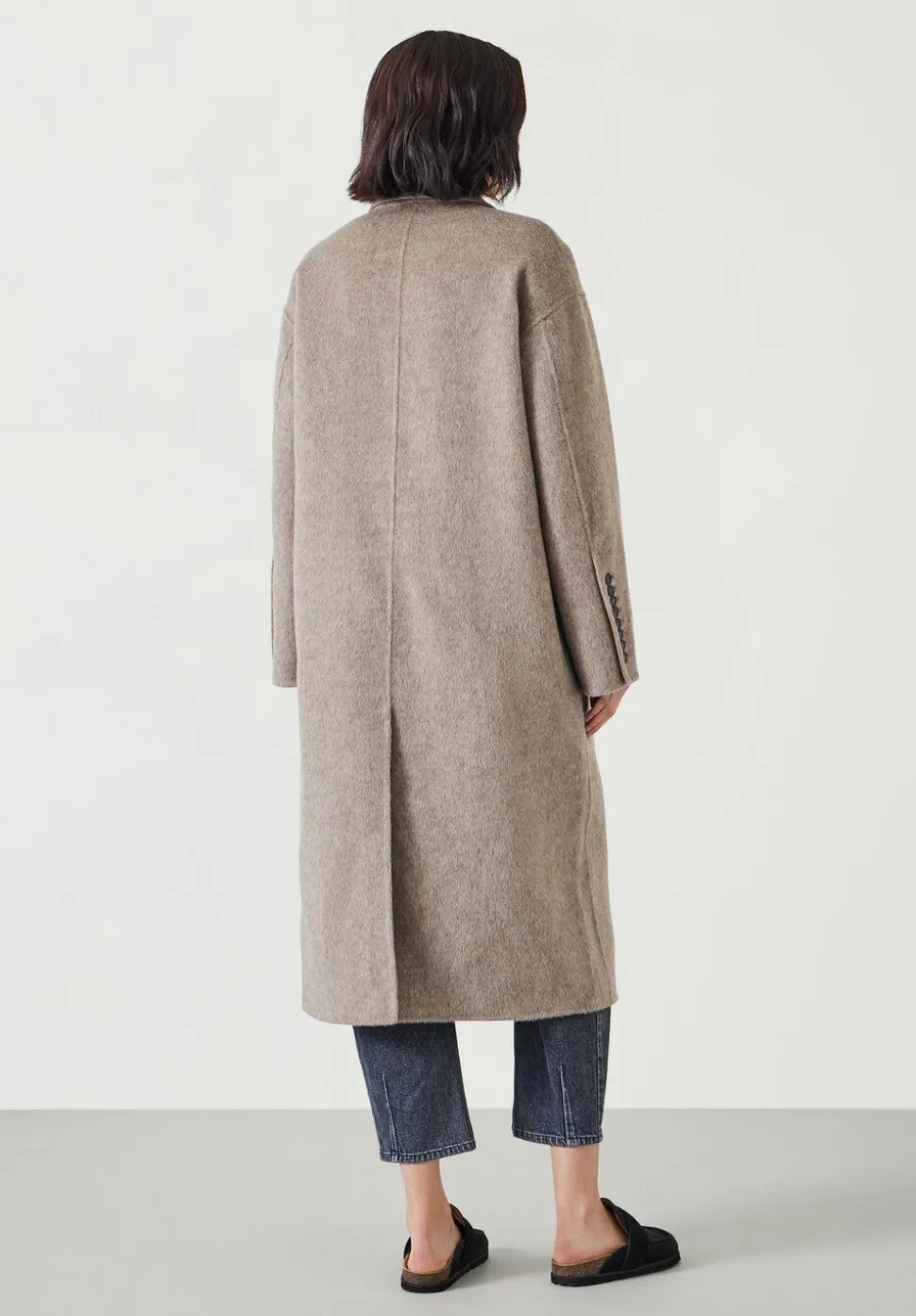 Pure Wool Double Faced Oversized Coat
