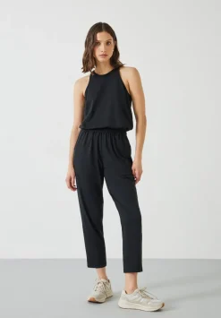 Racer Back Jersey Jumpsuit