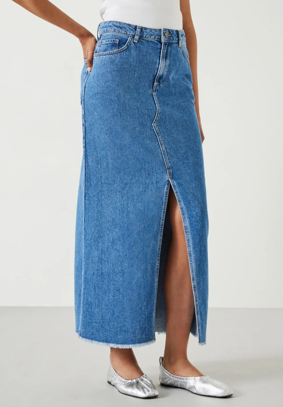 Rachelle Denim Maxi Skirt