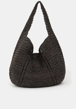 Raffia Oversized Tote Bag