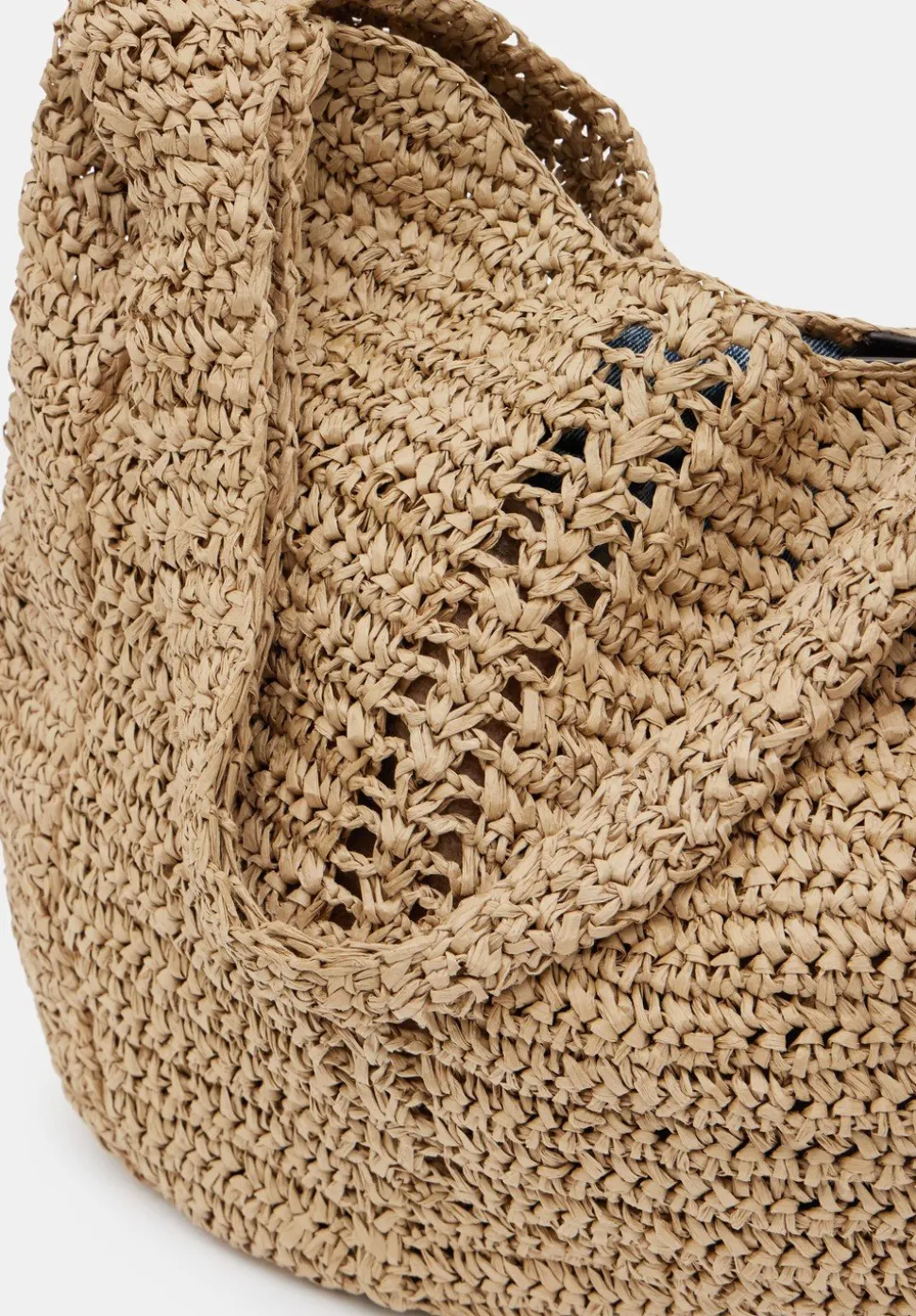 Raffia Oversized Tote Bag