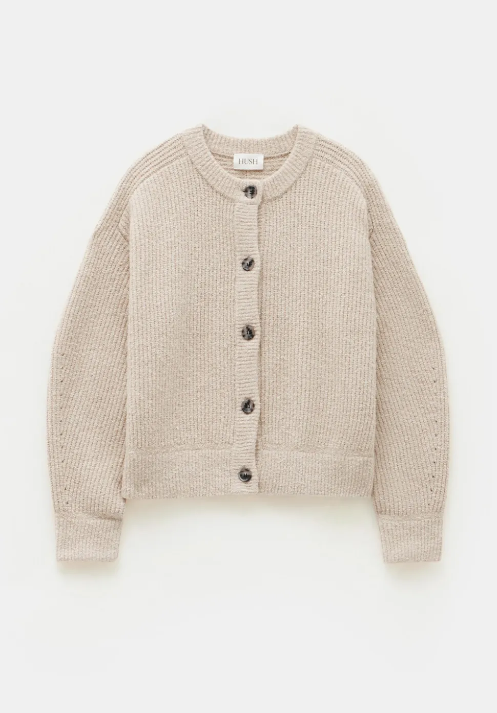 Raven Wool Blend Cardigan