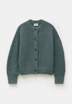 Raven Wool Blend Cardigan