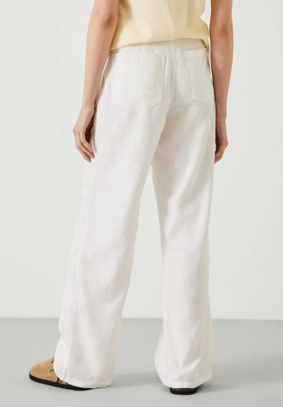 Raye Linen Straight Leg Trousers