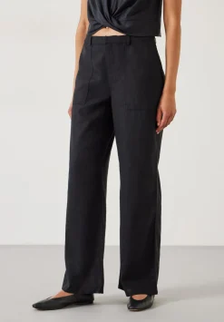 Raye Linen Straight Leg Trousers