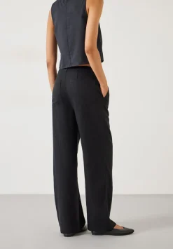 Raye Linen Straight Leg Trousers