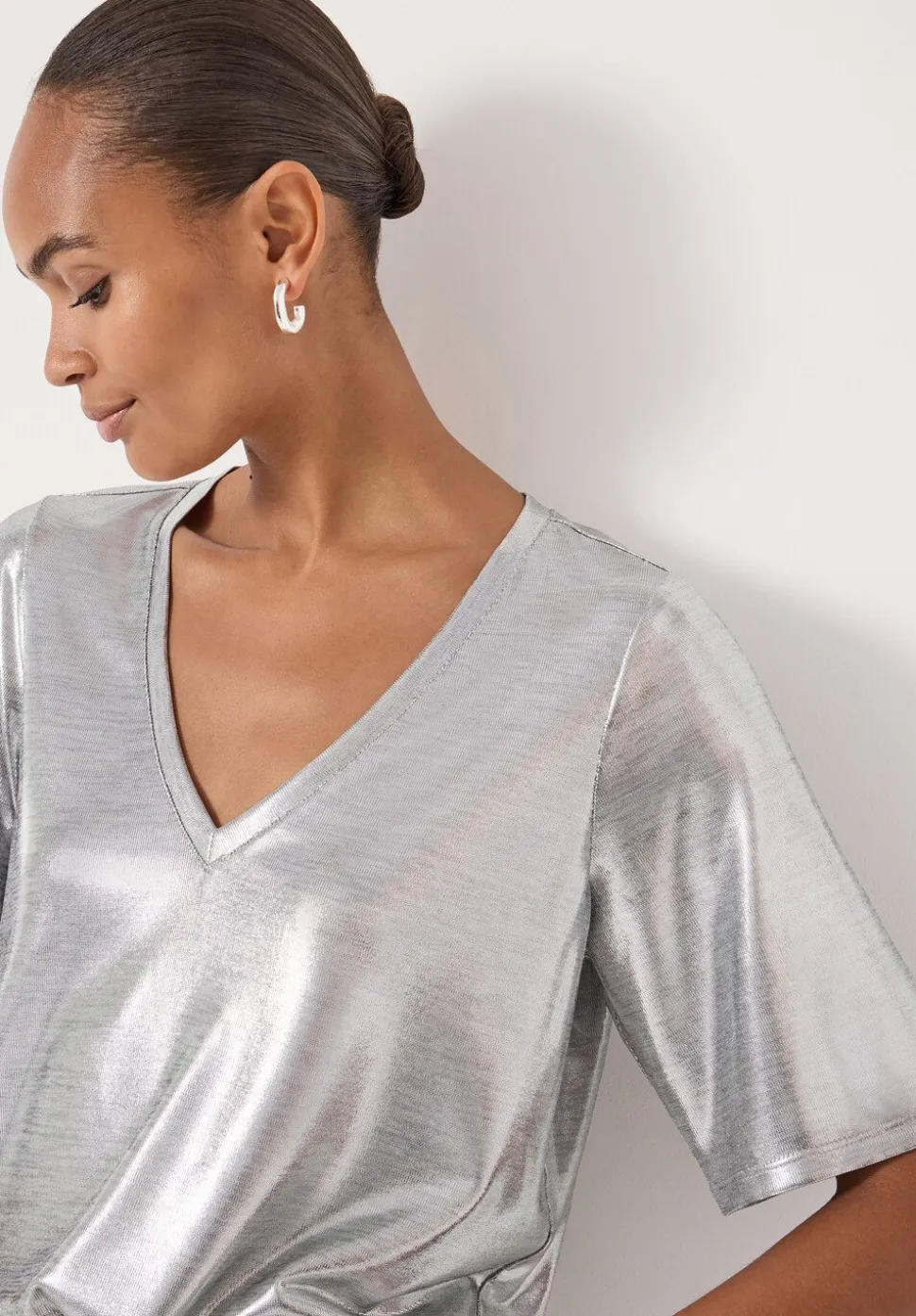 Reece Silver Metallic Sub T-Shirt