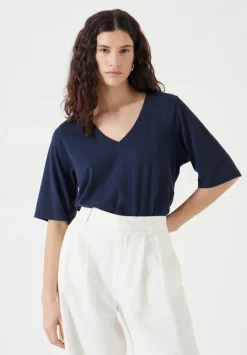 Reece V Neck Drapey T-Shirt