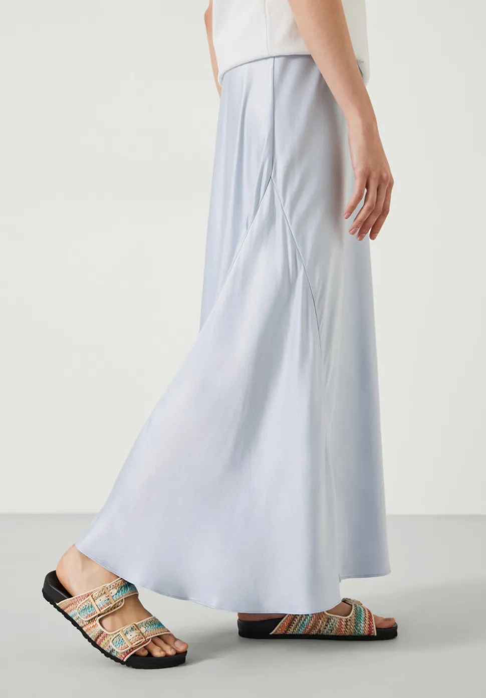 Remi Satin Maxi Skirt