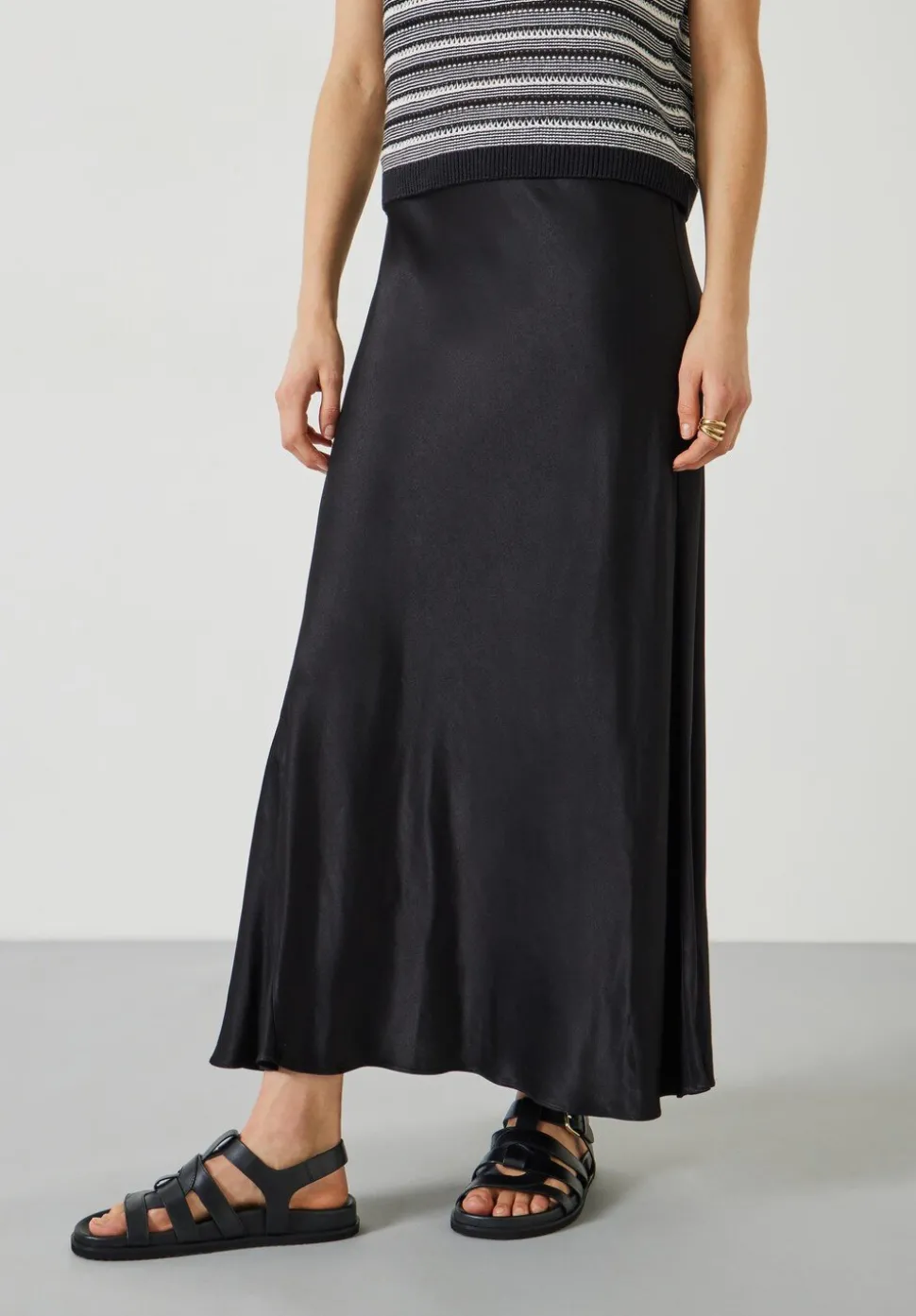 Remi Satin Maxi Skirt