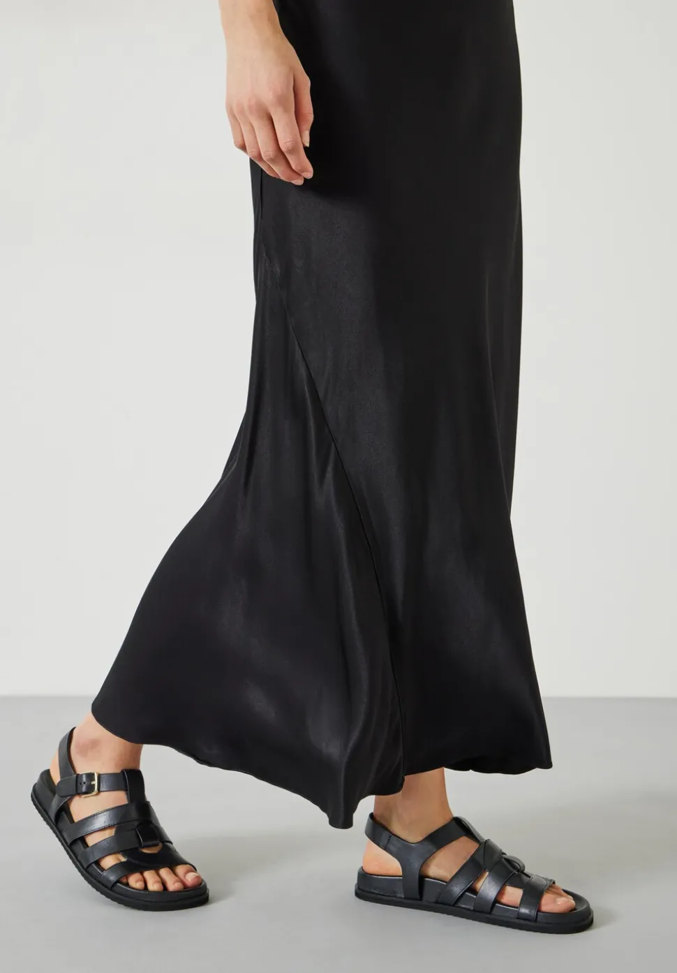 Remi Satin Maxi Skirt