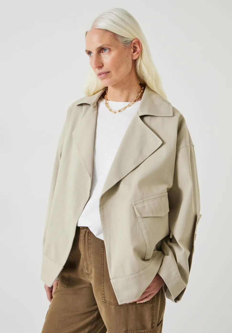 Renee Relaxed Cotton Jacket