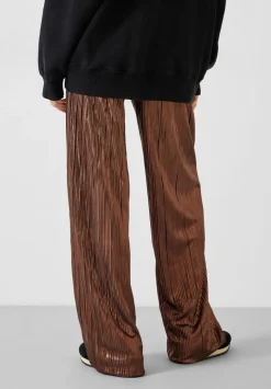 Reva Pleated Wide-Leg Trousers